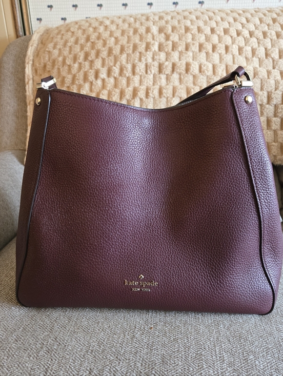 kate spade Handbags - Kate Spade Lelia Triple Compartment  Pebbled Leather Shoulder Bag